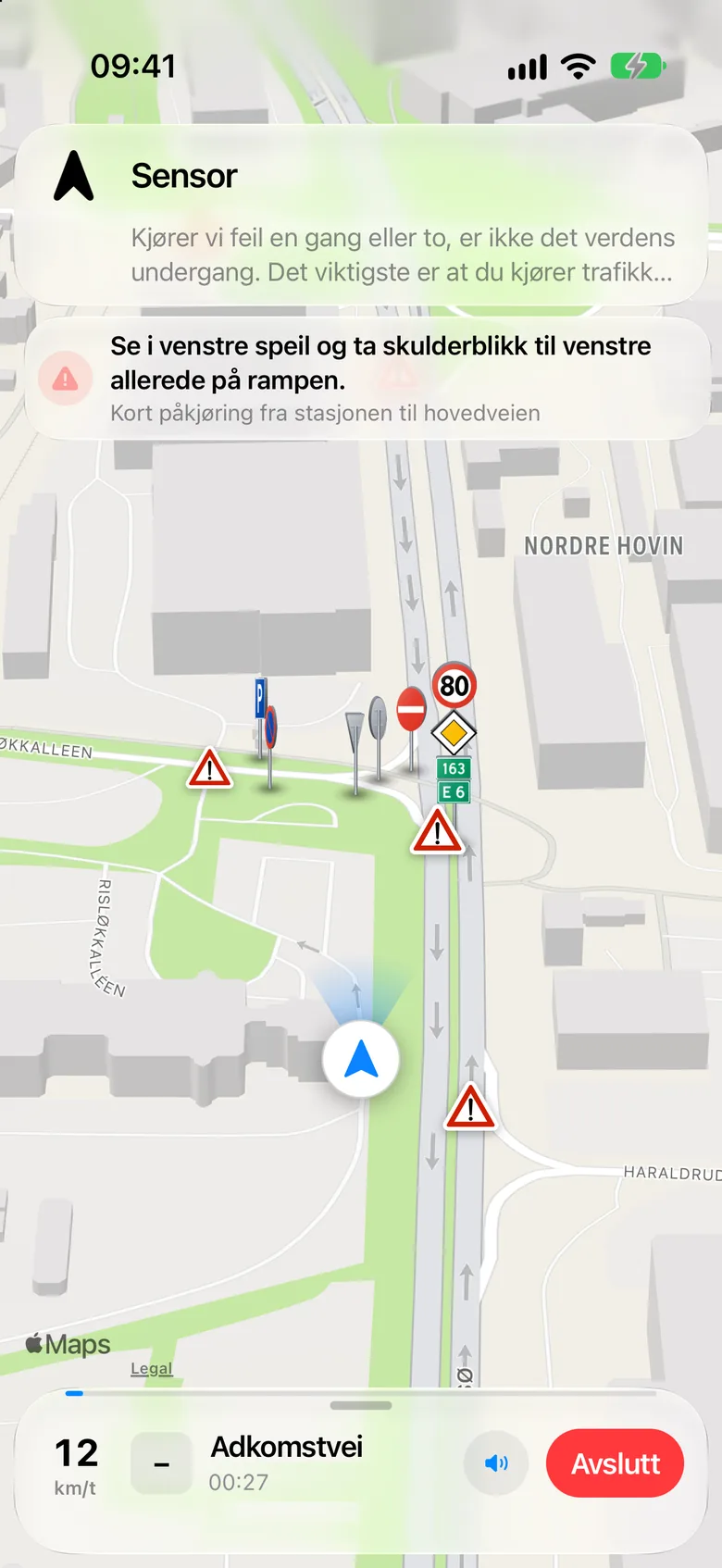 Provkör med förarprövaren
